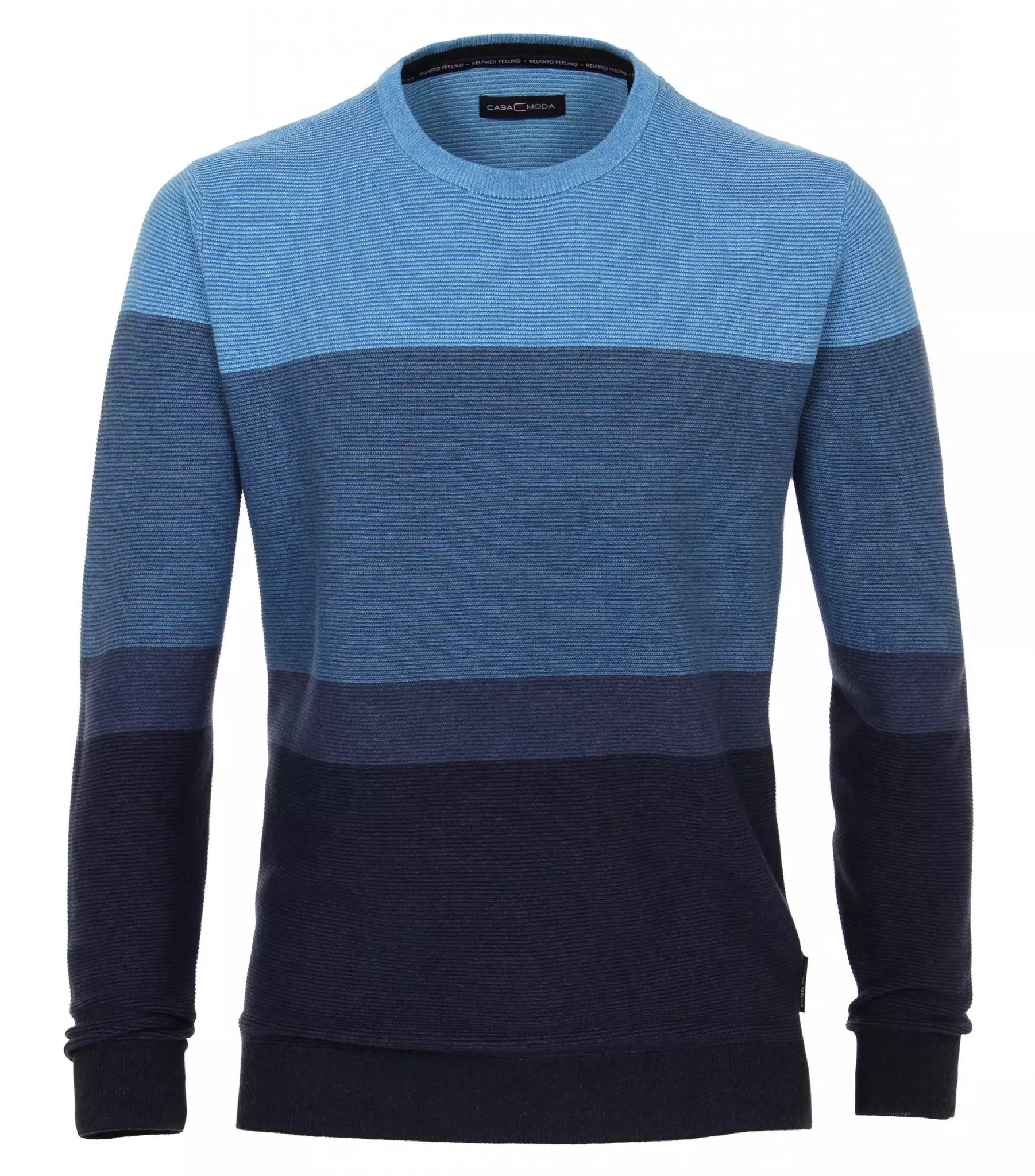 CASA MODA RONDE HALS TRUI BLAUW