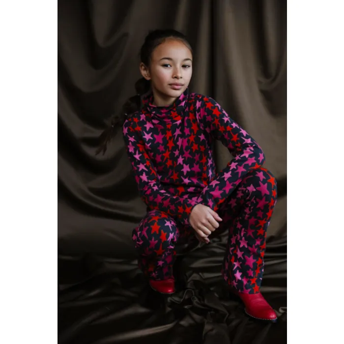 Ammehoela Longsleeve Zwart Sterrenprint