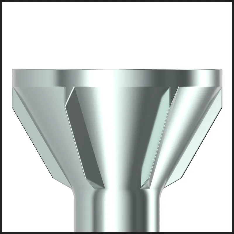 ASSY®plus 4 CSMR 60 vloerschroef Gehard verzinkt staal, voldraad, verzonken freeskop 60°