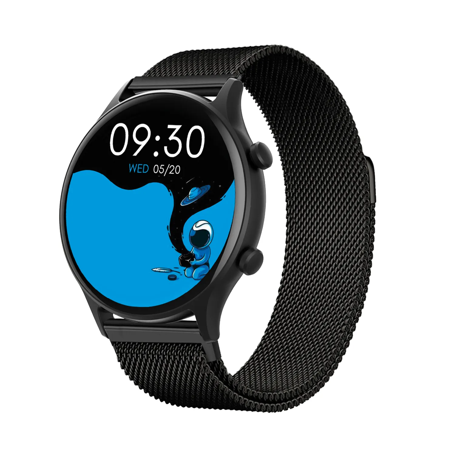 ATLANTA 9727/7 FITNESS TRACKER  SMARTWATCH  ZWART