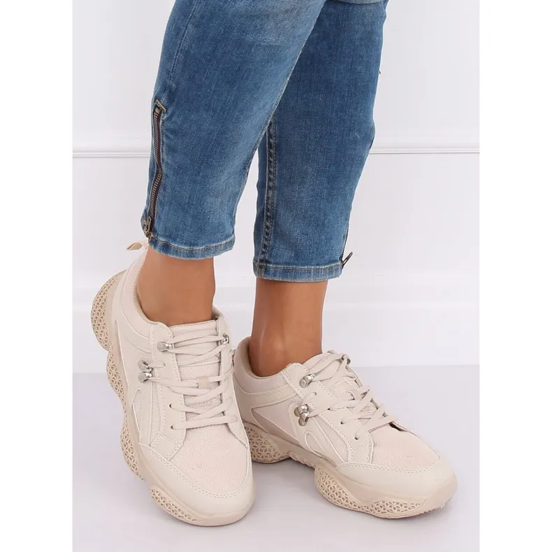 BEIGE BD5 BEIGE SPORTSCHOENEN