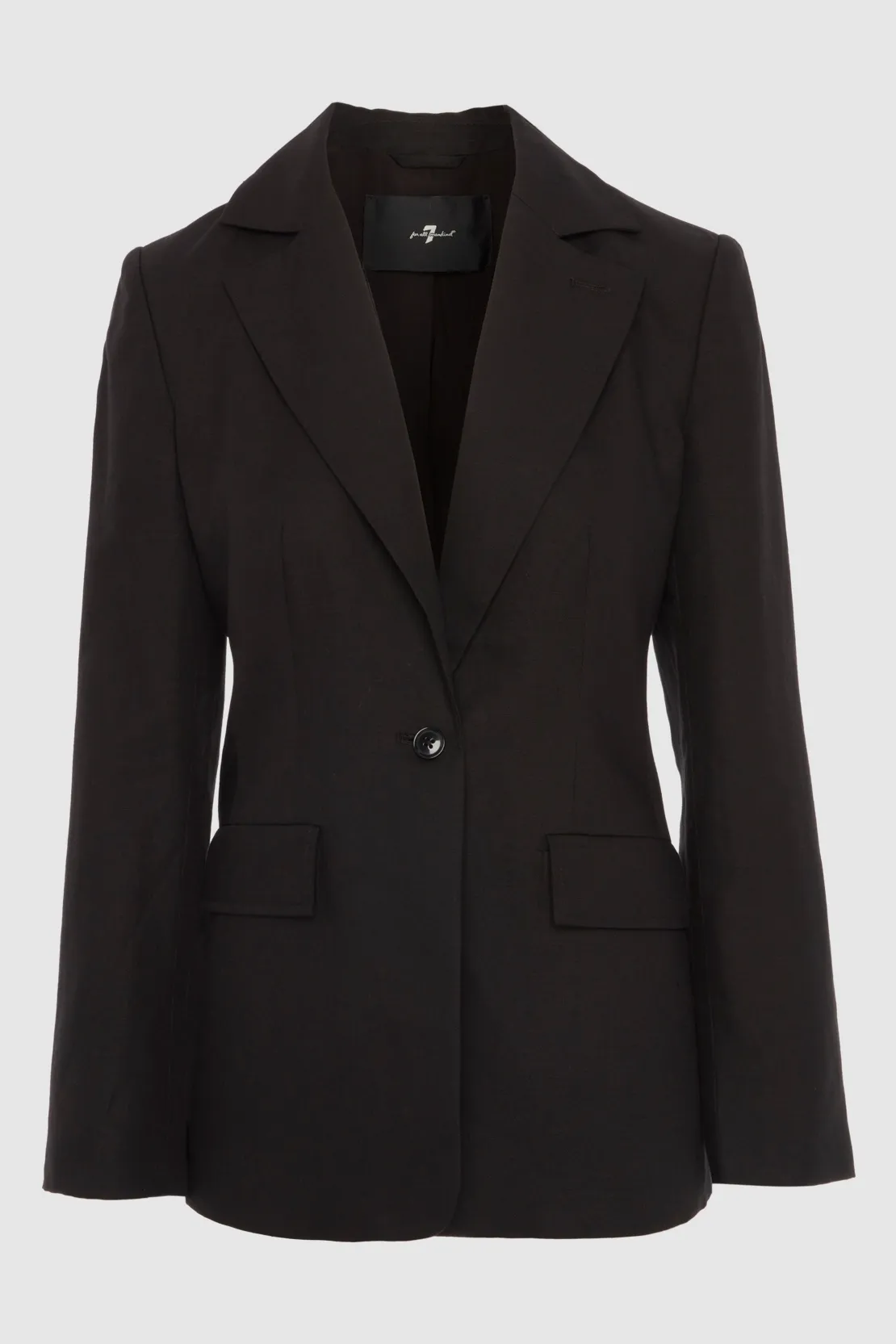   BLAZER LINEN BLACK 