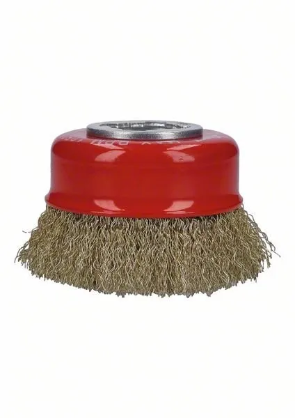 BOSCH XLOCK POTBORSTEL GEGOLFD DRAAD, 75, MESSING BORSTELS 75 MM, 0,3 MM 2608620730