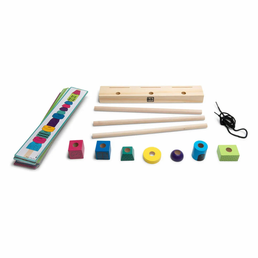 BS TOYS STAPELTORENS HOUT  STAPELSPEL