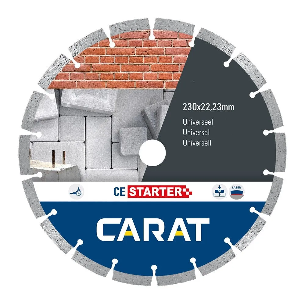 CARAT DIAMANTZAAG Ø230X22,23MM  TYPE CE STARTER  CES2303000