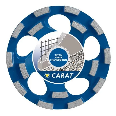 CARAT SLIJPKOP VOOR BETON  125X22,23MM  DUSTEC BETON