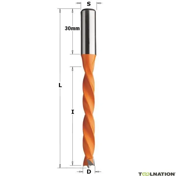 CMT 372.050.12 Drevelboor 5mm, schacht 10x30 links