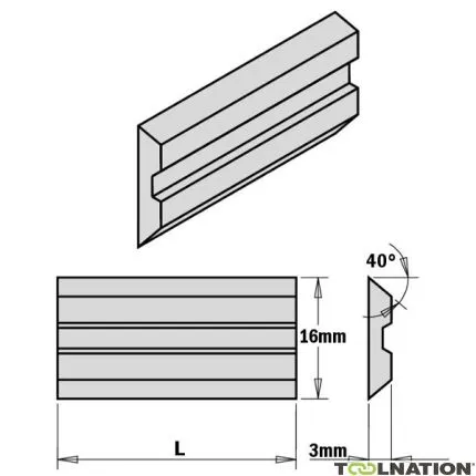 CMT 795.461.16 Centrolock HSS 460x16x3
