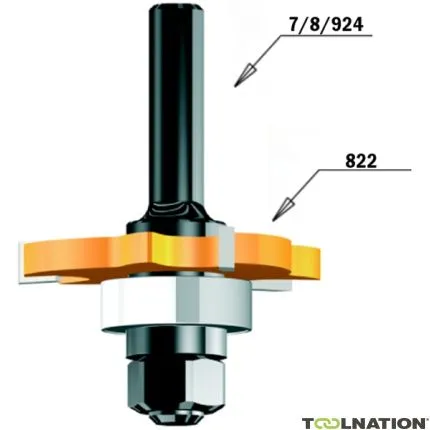 CMT 822.318.11 1,8 mm schijffrees zonder spindel
