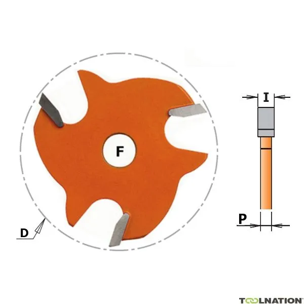 CMT 822.348.11 4,8 mm schijffrees zonder spindel