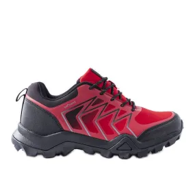Delmare rode trekkingschoenen rood