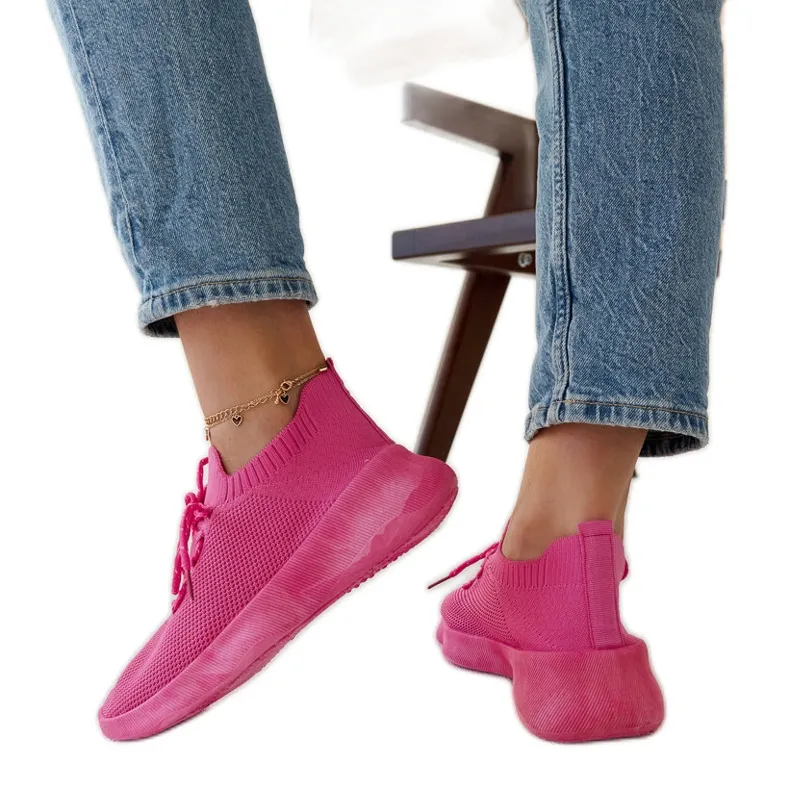 Donkerroze Roshni sportsneakers