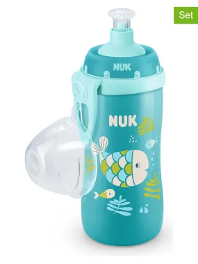 Drinkleerfles "Junior Cup Chamäleon" turquoise - 300 ml