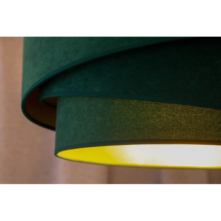 DUOLLA  BEVESTIGDE HANGLAMP KOBO 1XE27/15W/230V DIAMETER 45 CM GROEN