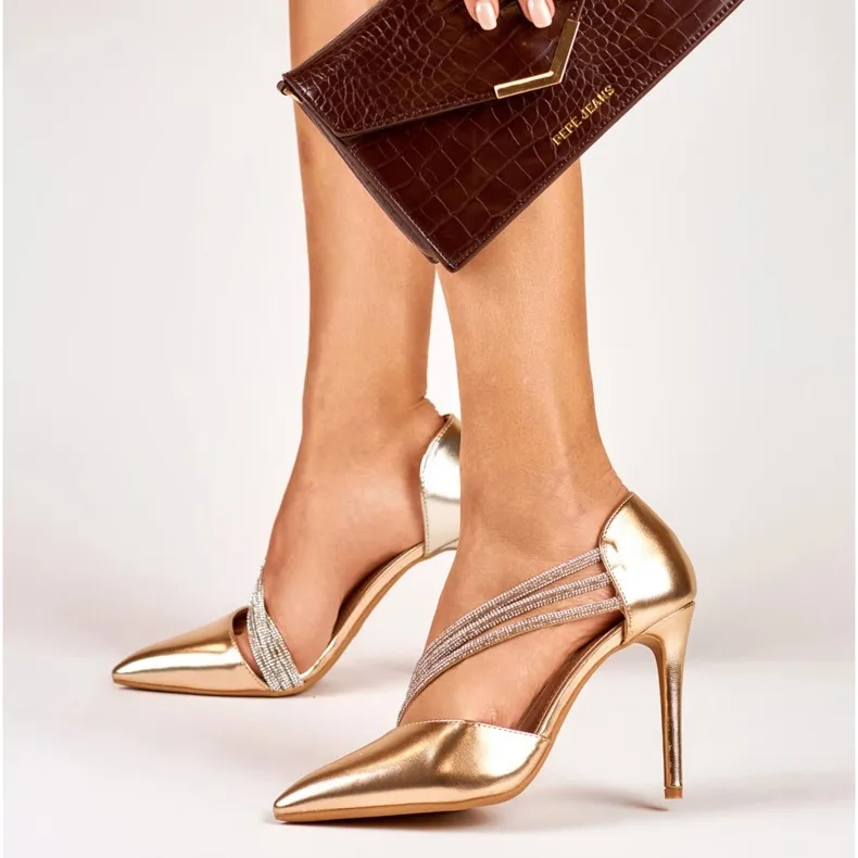 Elegante gouden pinnen Golden