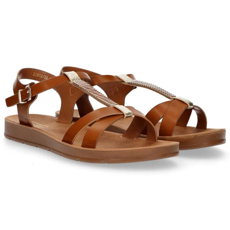Filippo DS802 / 20 Br Bruine sandalen