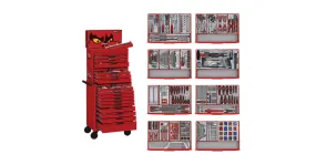 Gereedschapsset rood midi master 19 laden Teng Tools