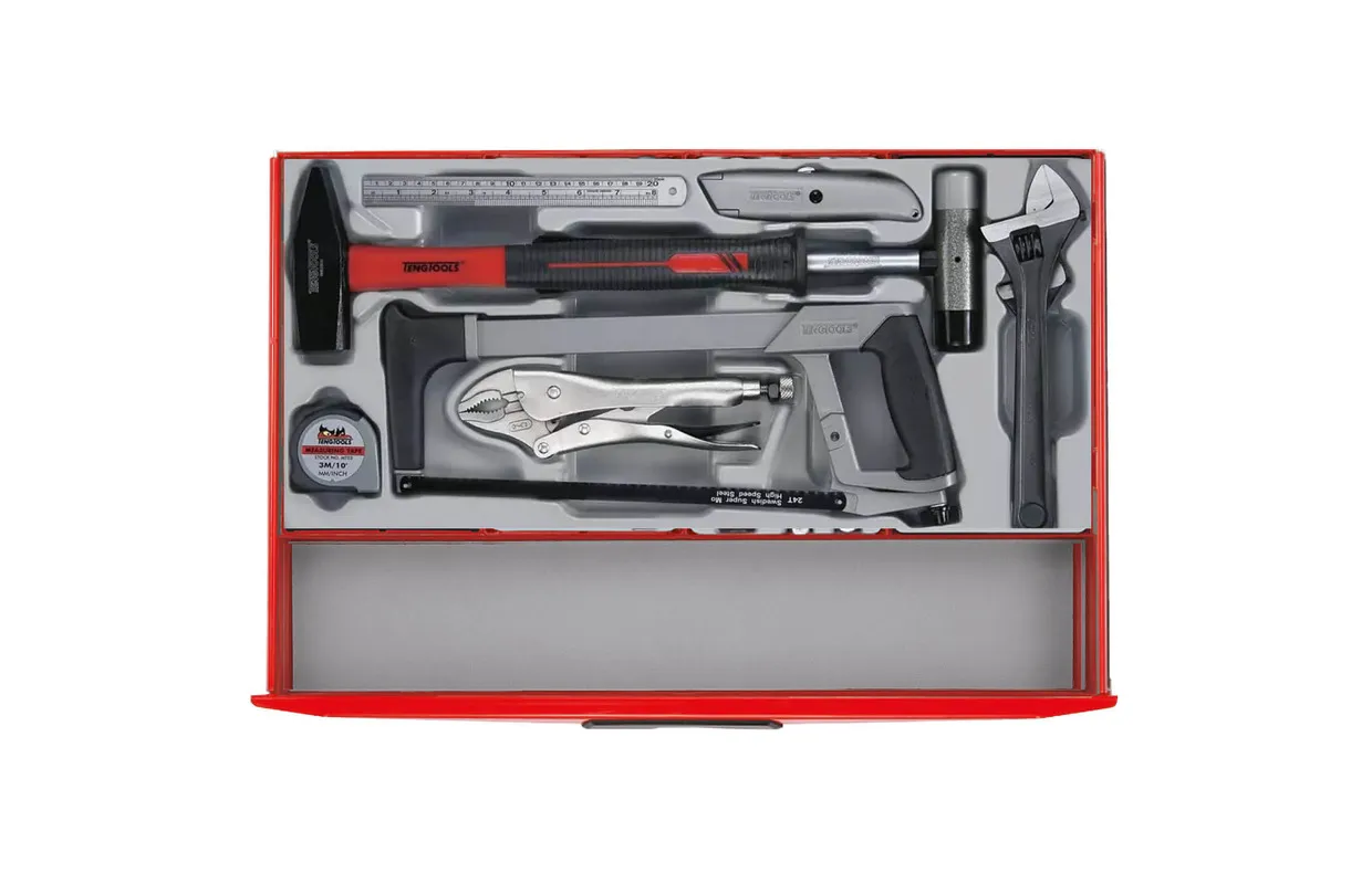 Gereedschapsset rood midi master 19 laden Teng Tools