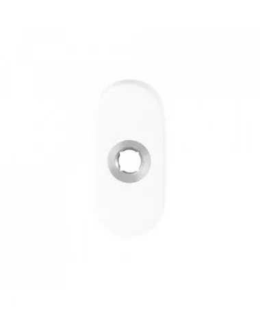 GPF Ovale click rozet 70x32x10 mm links wit