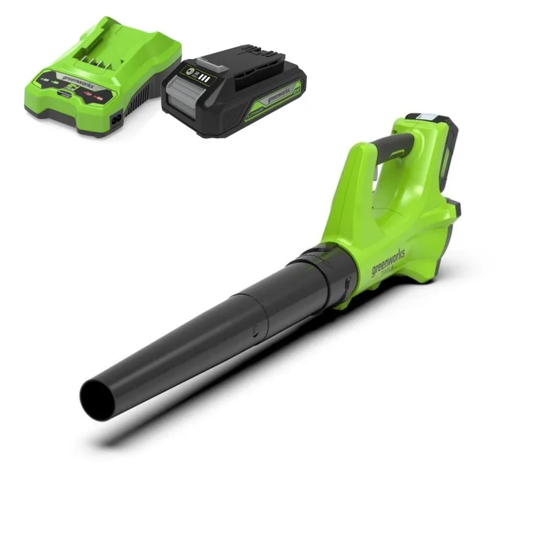 Greenworks 24 volt accu bladblazer incl. 2.0 Ah. accu en lader