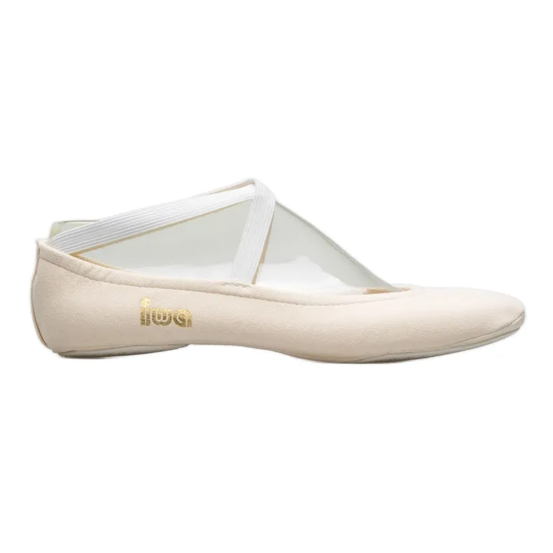 Gymnastiek balletschoenen IWA 302 creme beige