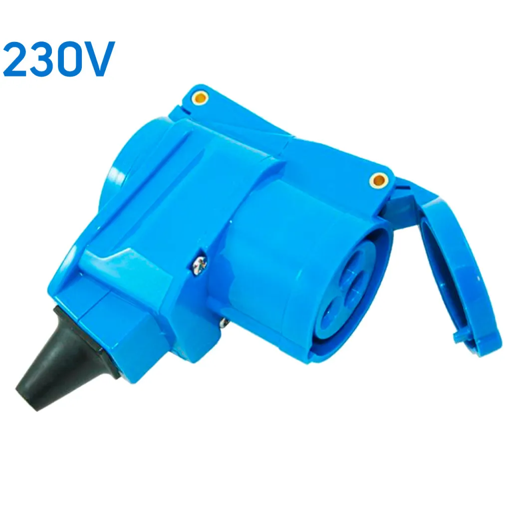 Haakse koppeling CEE / Schuko 2 uitgangen (1x)