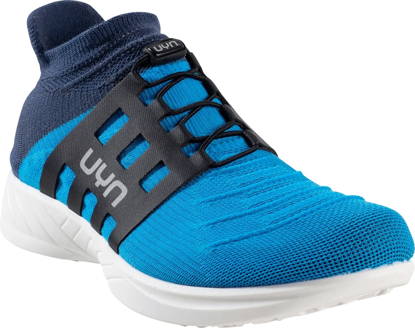 HARDLOOPSCHOEN UYN MEN XCROSS TUNE FRENCH BLUE BLUE