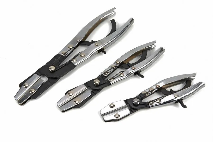 HBM 3DELIGE PROFI SLANGKLEMTANGEN SET