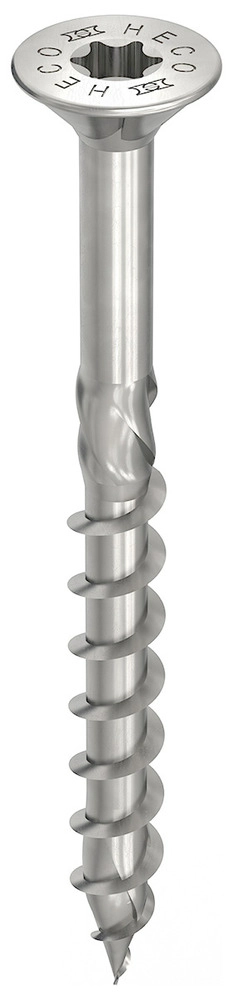Heco-Topix-Plus Universele Schroef RVS VK 6.0x60mm Deeldraad T30 200 stuks