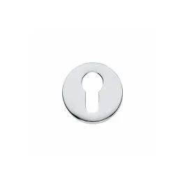 INTERSTEEL Profielcilindergat plaatje rond verdekt chroom
