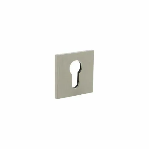 Intersteel Rozet vierkant PC nikkel mat titaan PVD