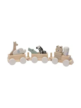 Jollein Jungle Jambo Speelgoedtrein - Hout