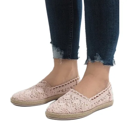 JX57P roze vetersneakers