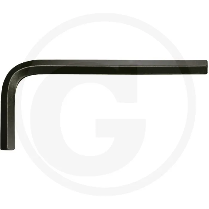 KS TOOLS BASIC BINNENZESKANTWINKELSTIFTSCHLüSSEL, KURZ, 1''  DURCHGEHEND GEHäRTET, PHOSPHATIERT