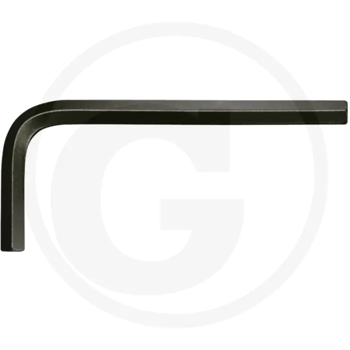 Ks tools stiftsleutel binnenzeskant, kort, 27mm, gehard en gefosfateerd