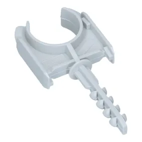 Kunststof buisklemplug wit diameter 3/4inch 19mm - 200 stuks