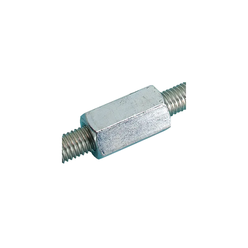 M10x30 Verbindingsmoer verzinkt (100)