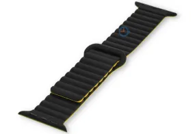 Magnetisch bandje Apple Watch 41mm - zwart geel