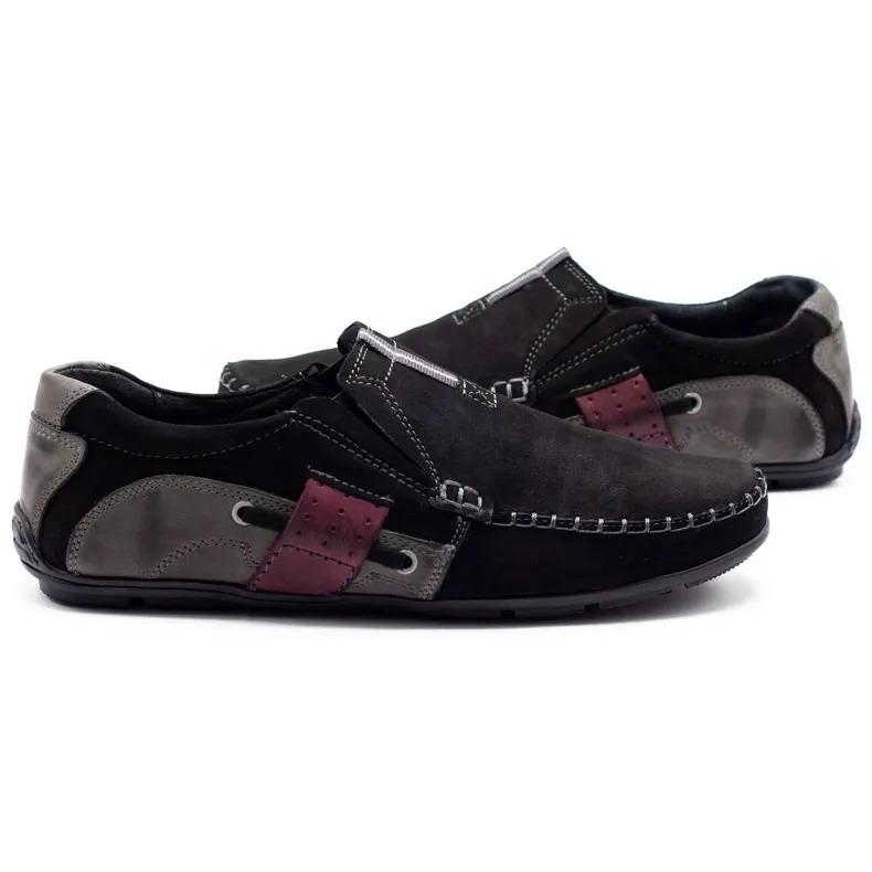 Mario Pala Zwarte herenloafers 834