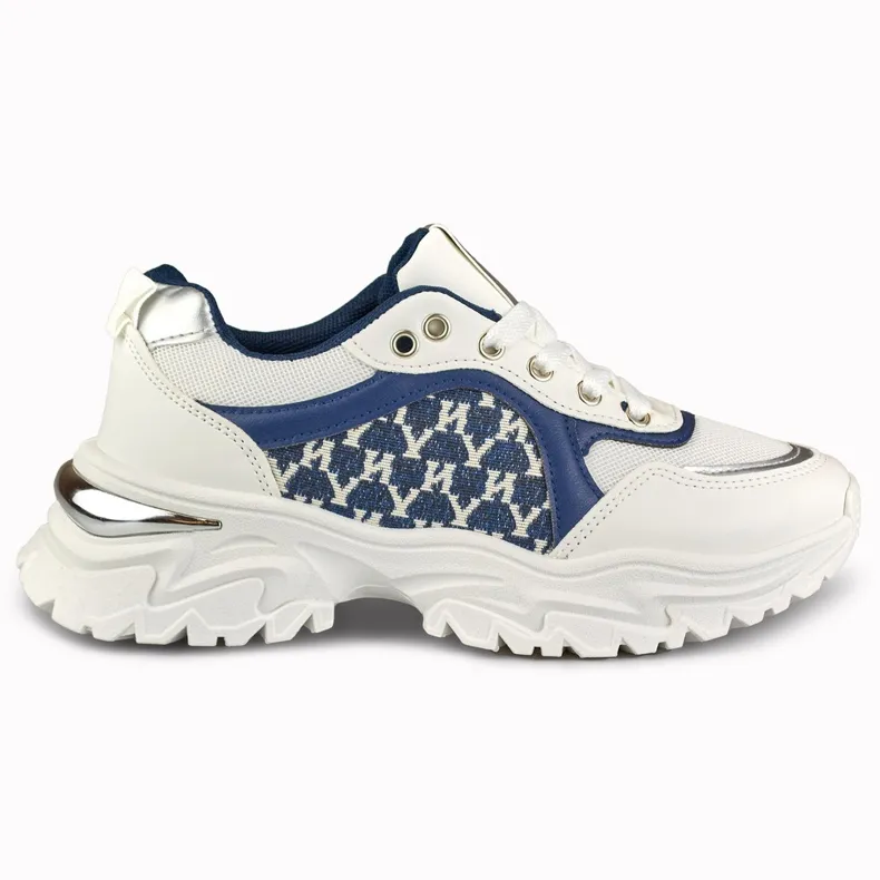 Modieuze blauwe Valir damessneakers