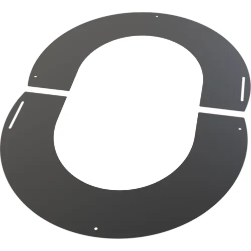 NEDCO DW Ø 125 MM ROZET 3045° ZWART
