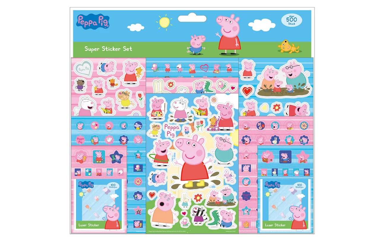 Peppa Super Sticker Set