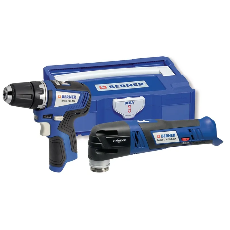 SCHROEFBOORMACHINE 12 V / MULTITOOL 12 V 12 V BACD1 BL & BACOT SL, IN BERACLIC+, ZONDER ACCU EN LADER, BACDBL/BACOT