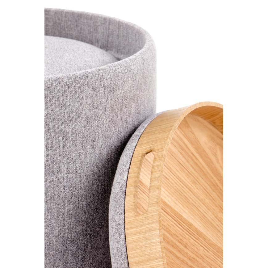 SET 2x Krukje AVIKO diameter 38/45 cm grijs/beige
