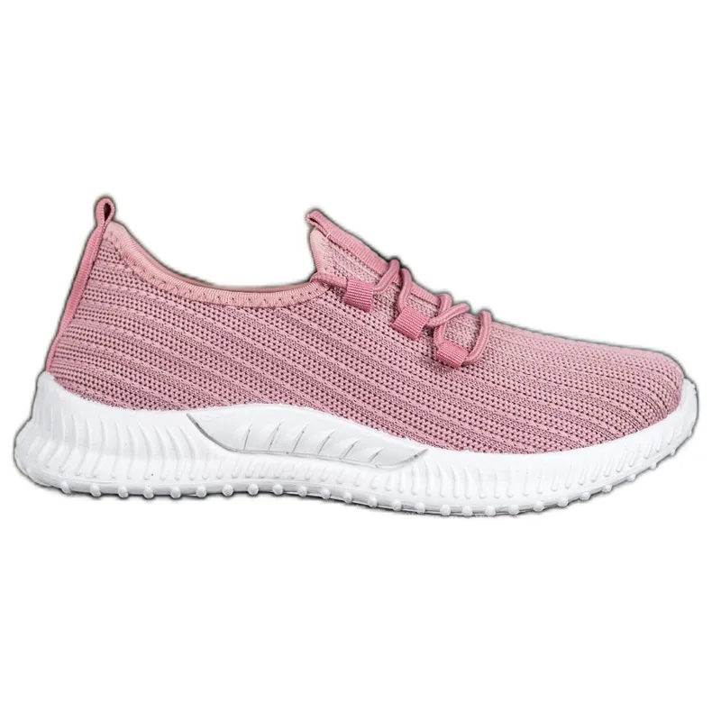 SHELOVET Textiel sportschoenen roze
