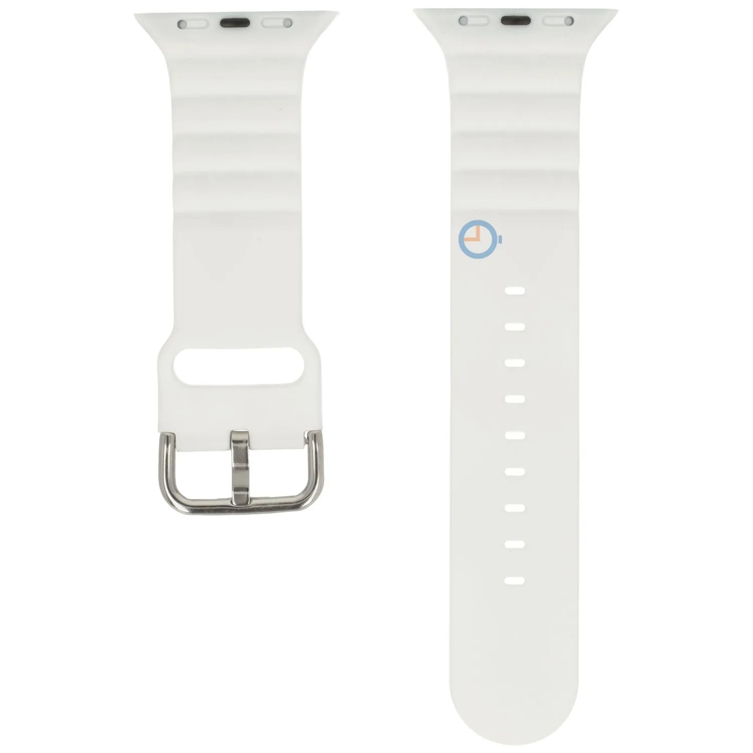 SILICONEN HORLOGEBAND APPLE WATCH 41MM  WIT