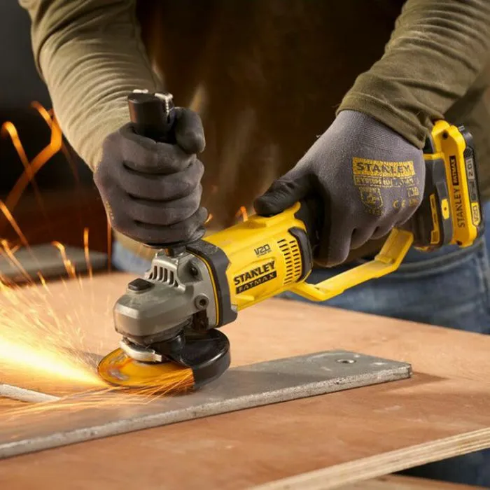 Stanley Fatmax Brushed Haakse Slijper 115 mm