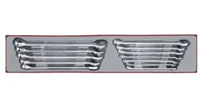 Steekringsleutel lang TTXX4 tray 8-19mm 12 delig Teng Tools