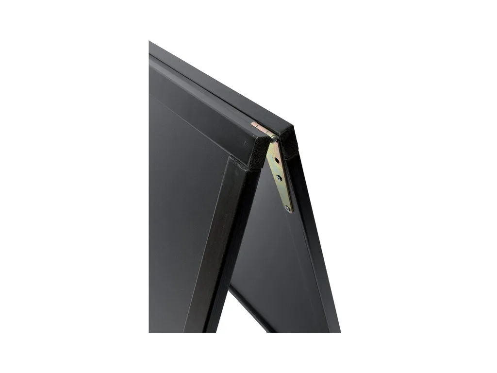Stoepbord Securit 55x85x3cm zwart hout