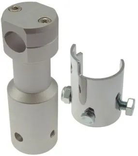 Stuur Clamp voor Peugeot Speedfight 1-2 / Peugeot Viva City T/m 2007 - Mat Aluminium